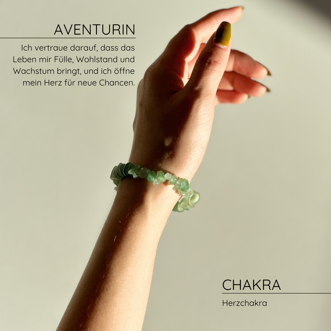 Aventurin Splitterarmband