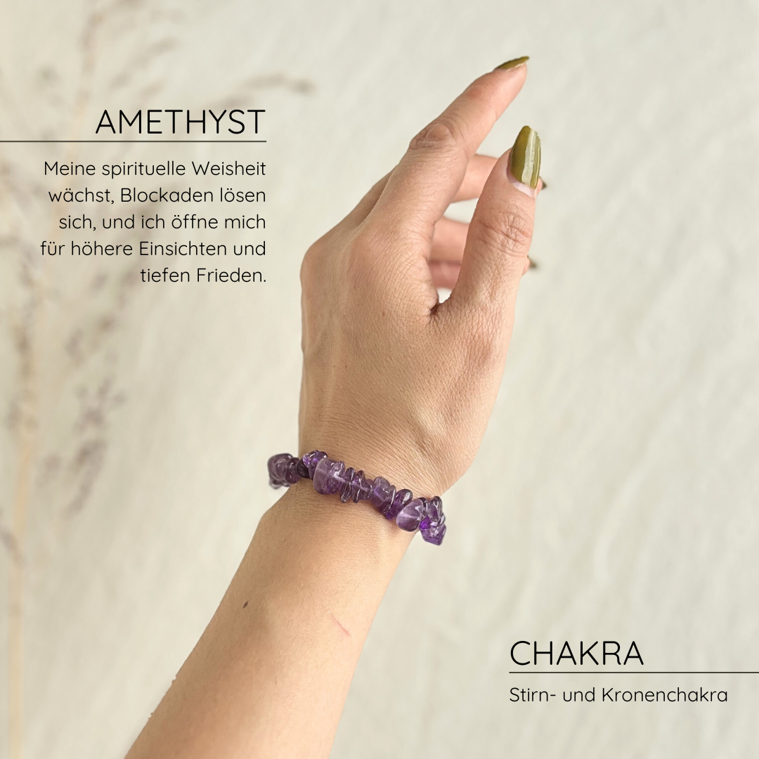 Amethyst Splitterarmband