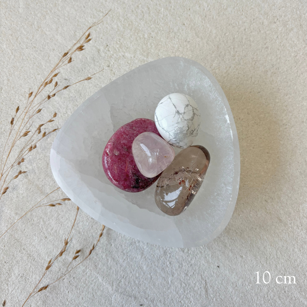 Selenit Schale I Ø 10 cm I Ø 8 cm